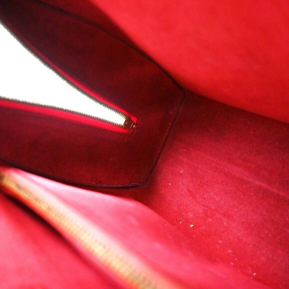 LOUIS VUITTON LV Logo Pont Neuf Hand Bag Epi Leather Red France - Picture 10 of 16